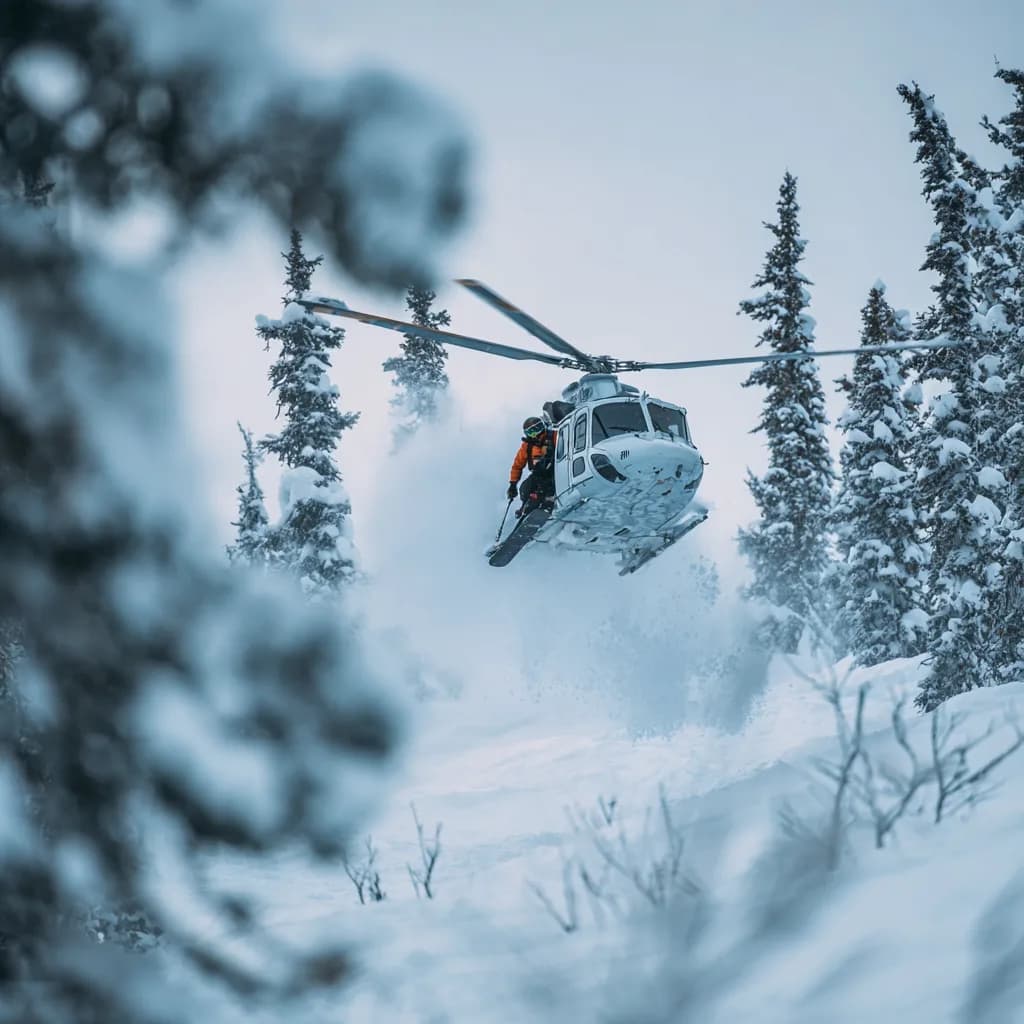 Héliski au Pigne d'Arolla