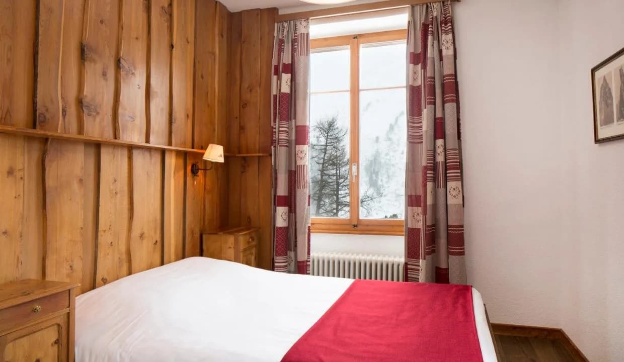 Chambre Vue Montagne face au Mont-Collon — Grand Hôtel & Kurhaus Arolla