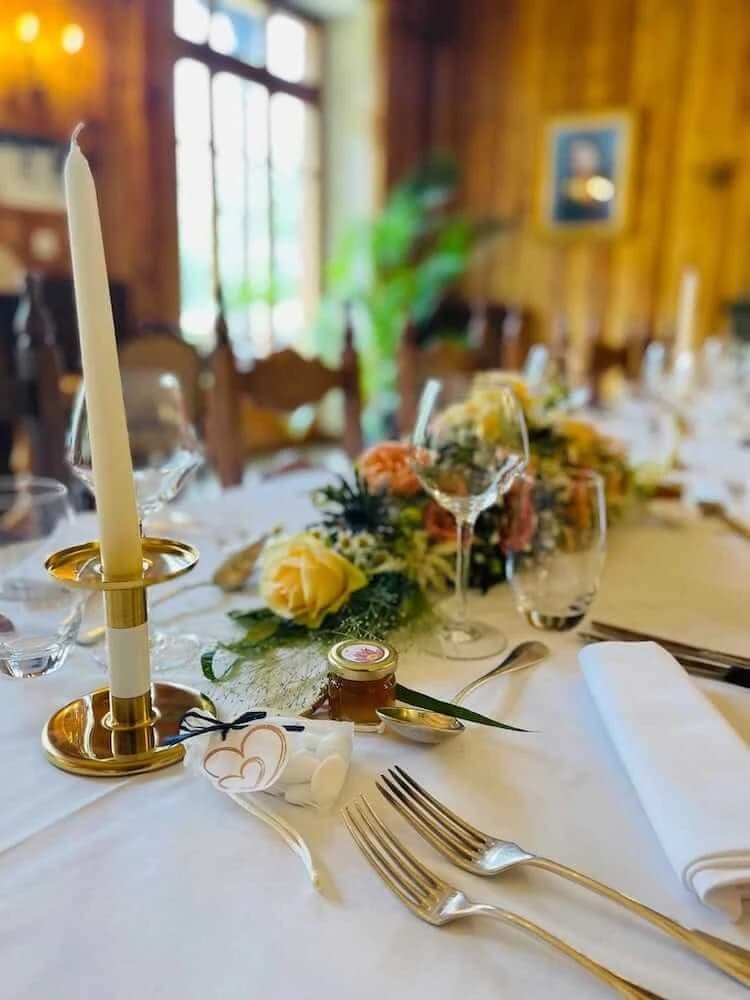 Mariage au Grand Hôtel Kurhaus — Réception en plein air